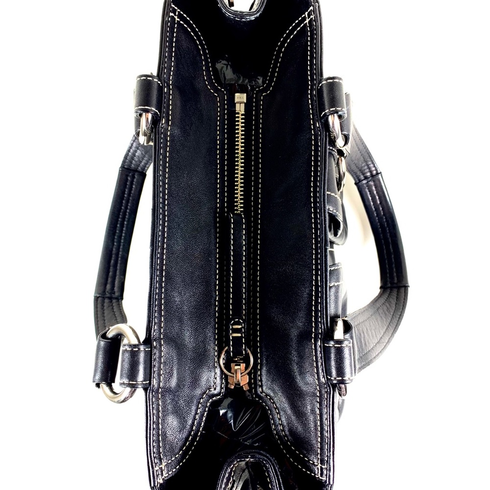 NWOT Black Bucket Leather Coach bag - Picture 3 of 11